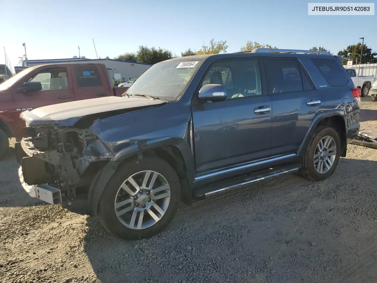 2013 Toyota 4Runner Sr5 VIN: JTEBU5JR9D5142083 Lot: 73688564