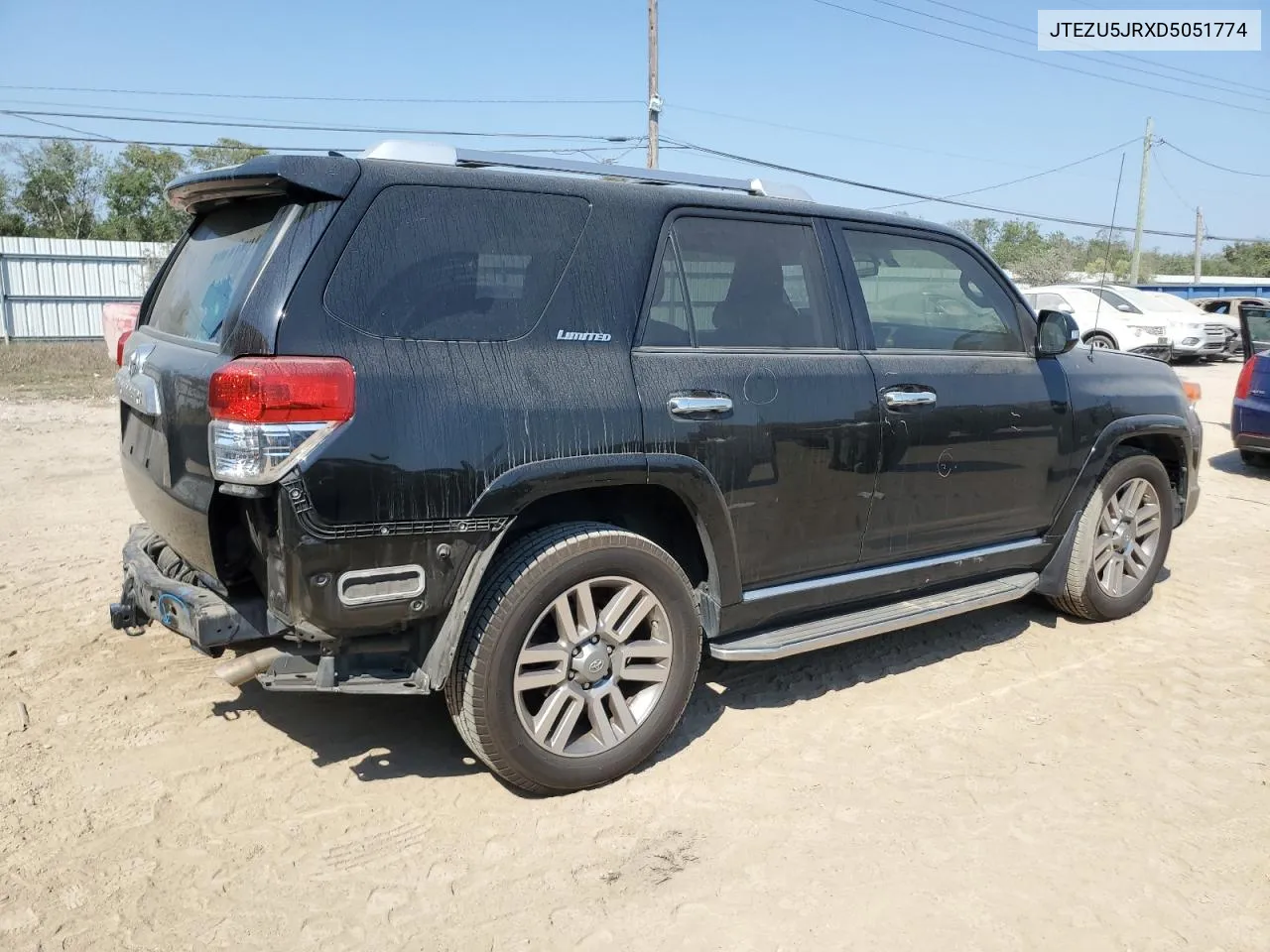 2013 Toyota 4Runner Sr5 VIN: JTEZU5JRXD5051774 Lot: 74741924