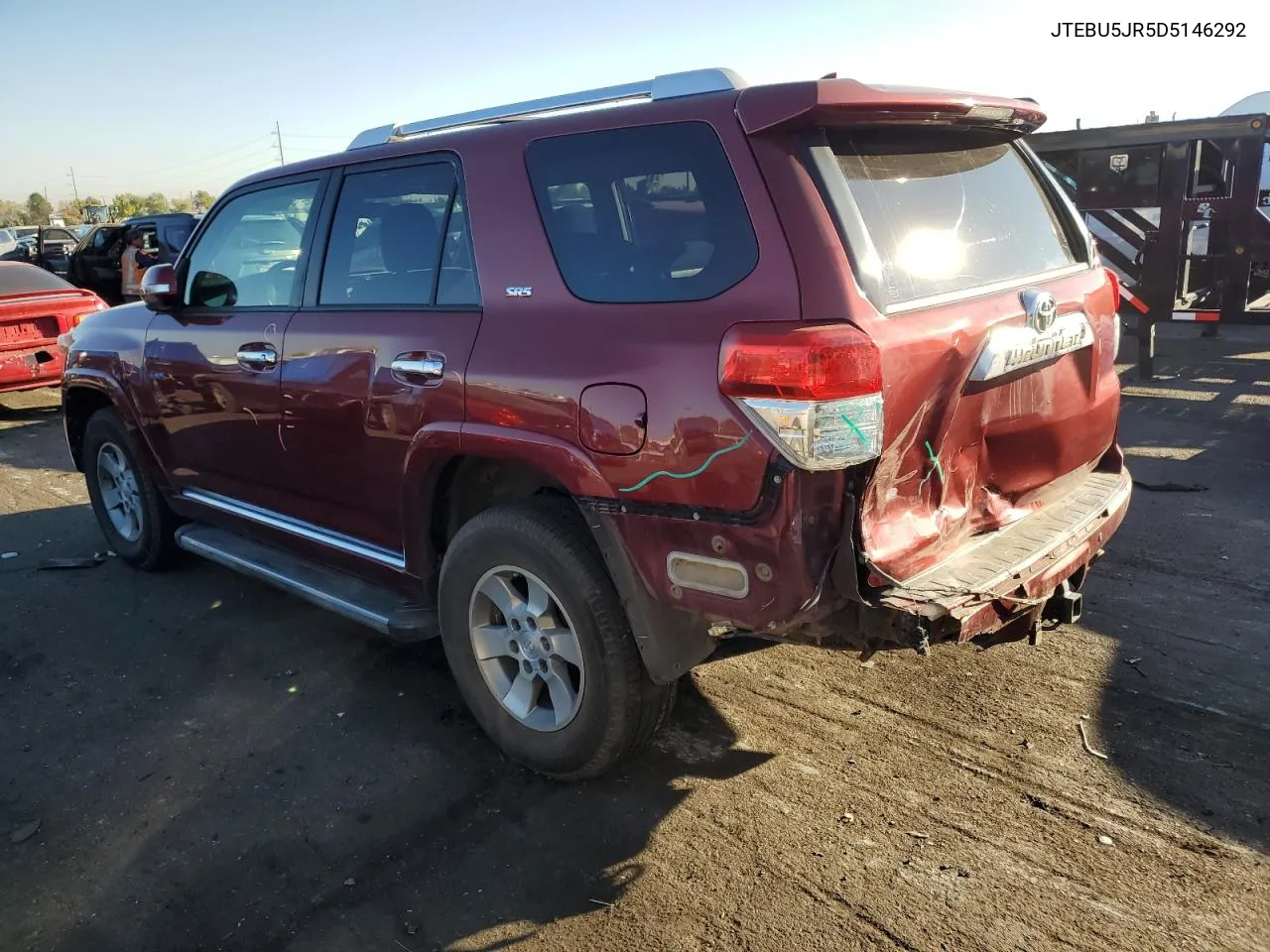 2013 Toyota 4Runner Sr5 VIN: JTEBU5JR5D5146292 Lot: 75038944