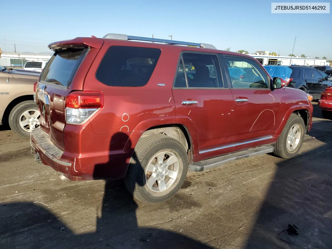 2013 Toyota 4Runner Sr5 VIN: JTEBU5JR5D5146292 Lot: 75038944