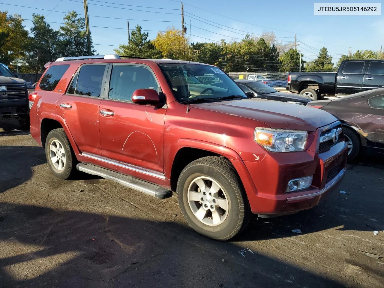 2013 Toyota 4Runner Sr5 VIN: JTEBU5JR5D5146292 Lot: 75038944