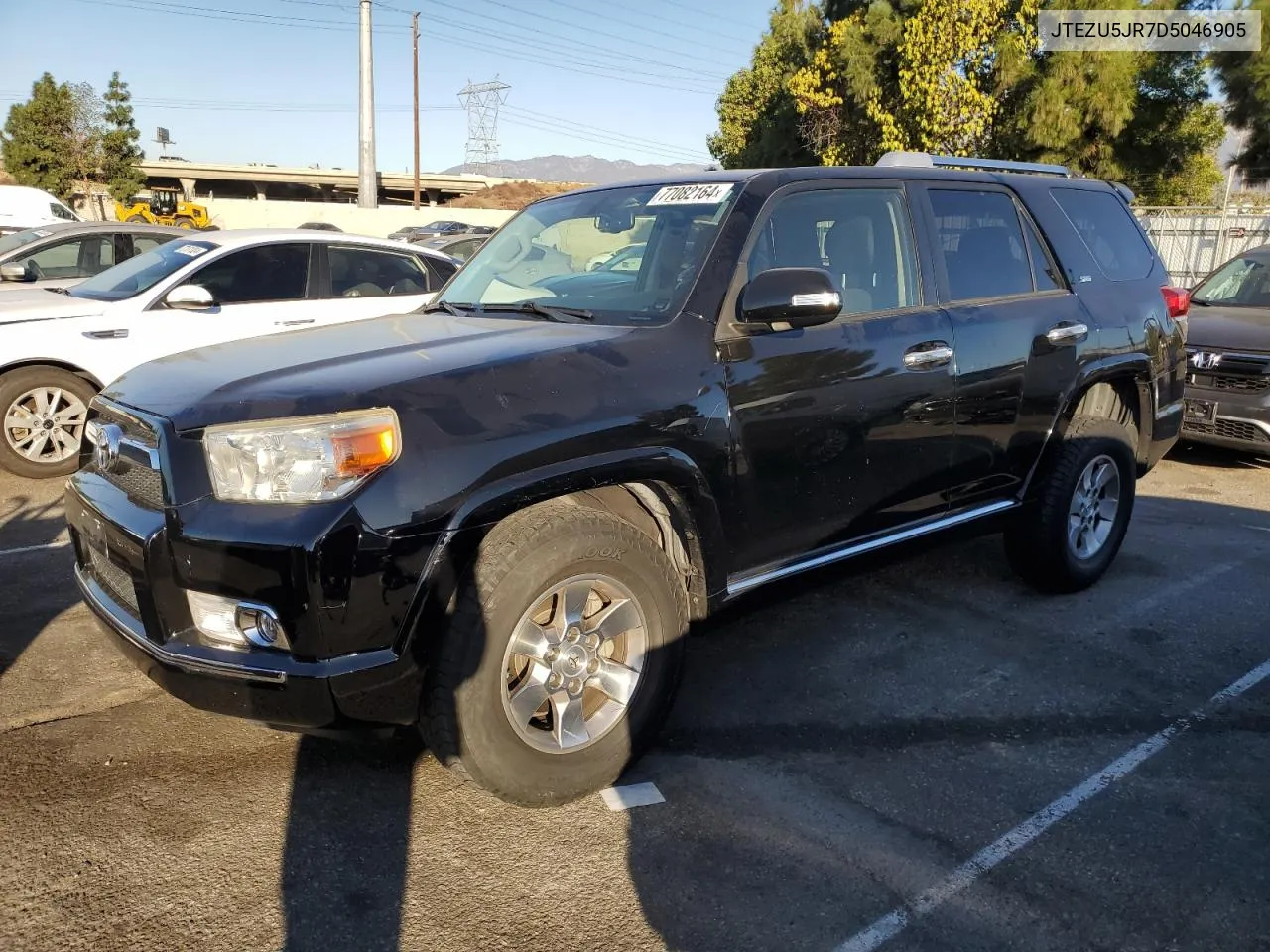 2013 Toyota 4Runner Sr5 VIN: JTEZU5JR7D5046905 Lot: 77082164