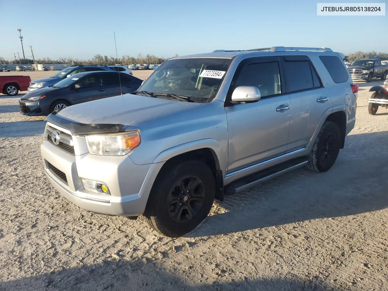 2013 Toyota 4Runner Sr5 VIN: JTEBU5JR8D5138204 Lot: 77275594