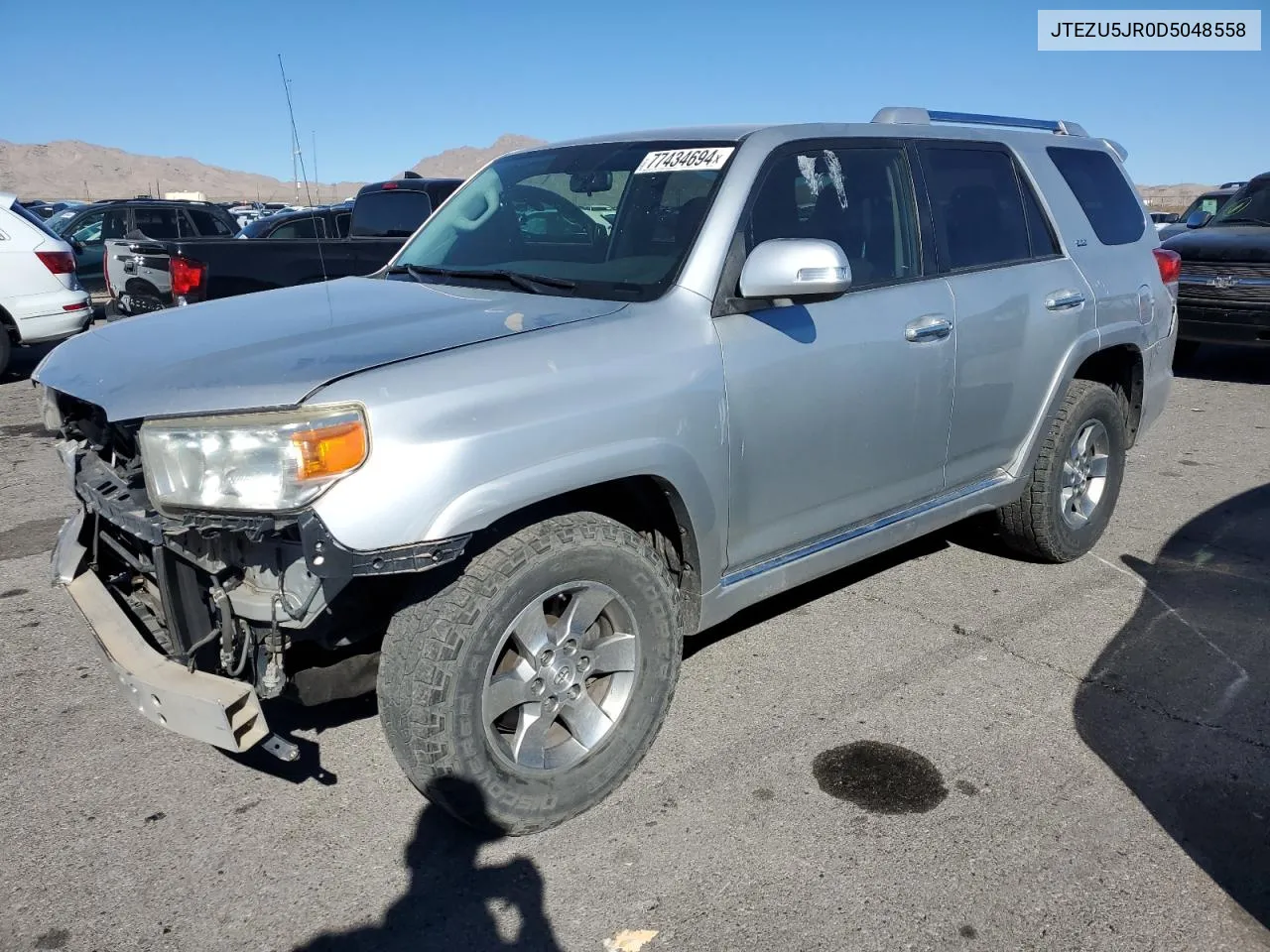 2013 Toyota 4Runner Sr5 VIN: JTEZU5JR0D5048558 Lot: 77434694