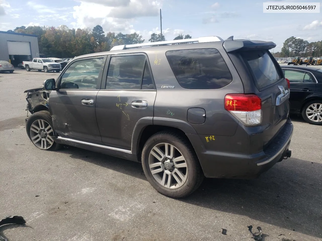 2013 Toyota 4Runner Sr5 VIN: JTEZU5JR0D5046597 Lot: 78989354