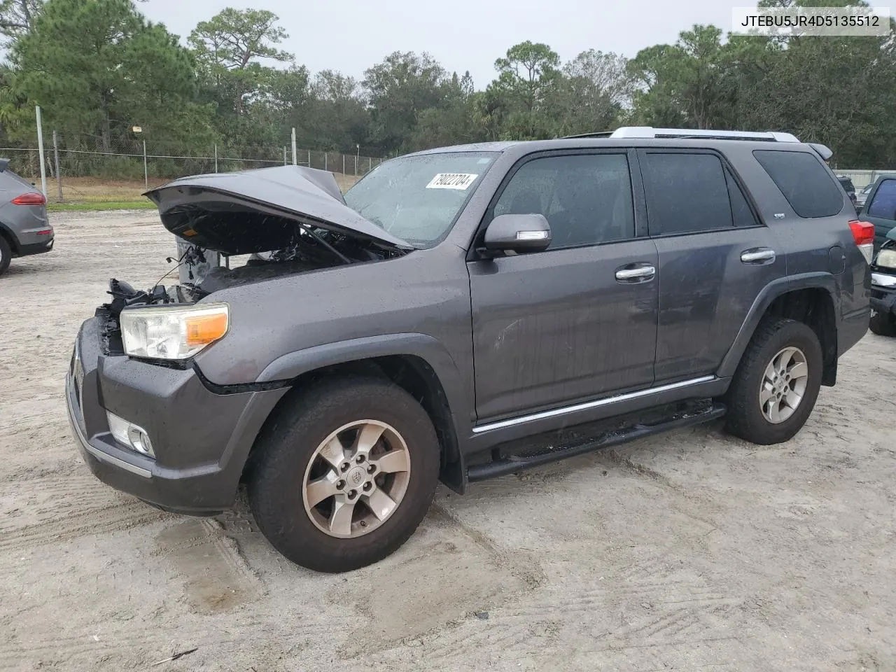 2013 Toyota 4Runner Sr5 VIN: JTEBU5JR4D5135512 Lot: 79022704