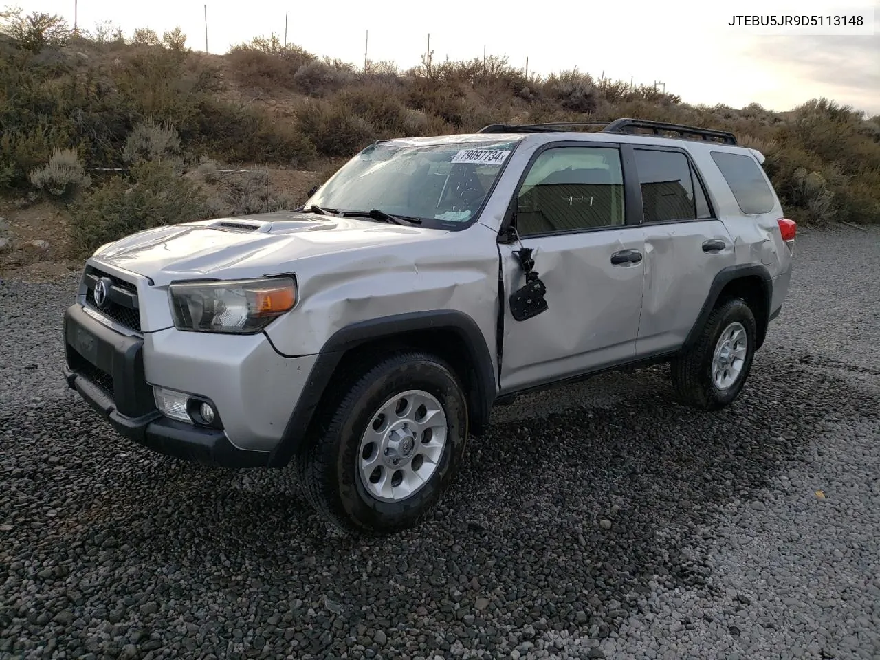 2013 Toyota 4Runner Sr5 VIN: JTEBU5JR9D5113148 Lot: 79097734