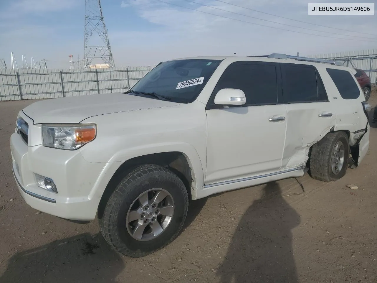 2013 Toyota 4Runner Sr5 VIN: JTEBU5JR6D5149606 Lot: 79946024