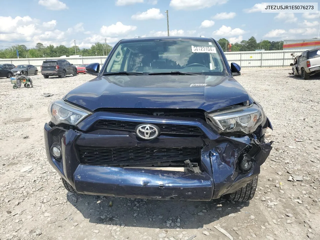 2014 Toyota 4Runner Sr5 VIN: JTEZU5JR1E5076273 Lot: 58123104