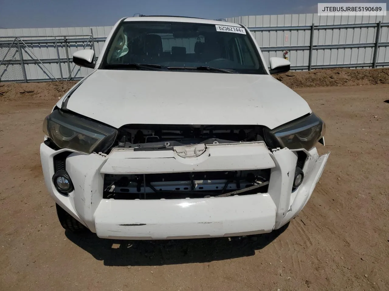 2014 Toyota 4Runner Sr5 VIN: JTEBU5JR8E5190689 Lot: 62562144