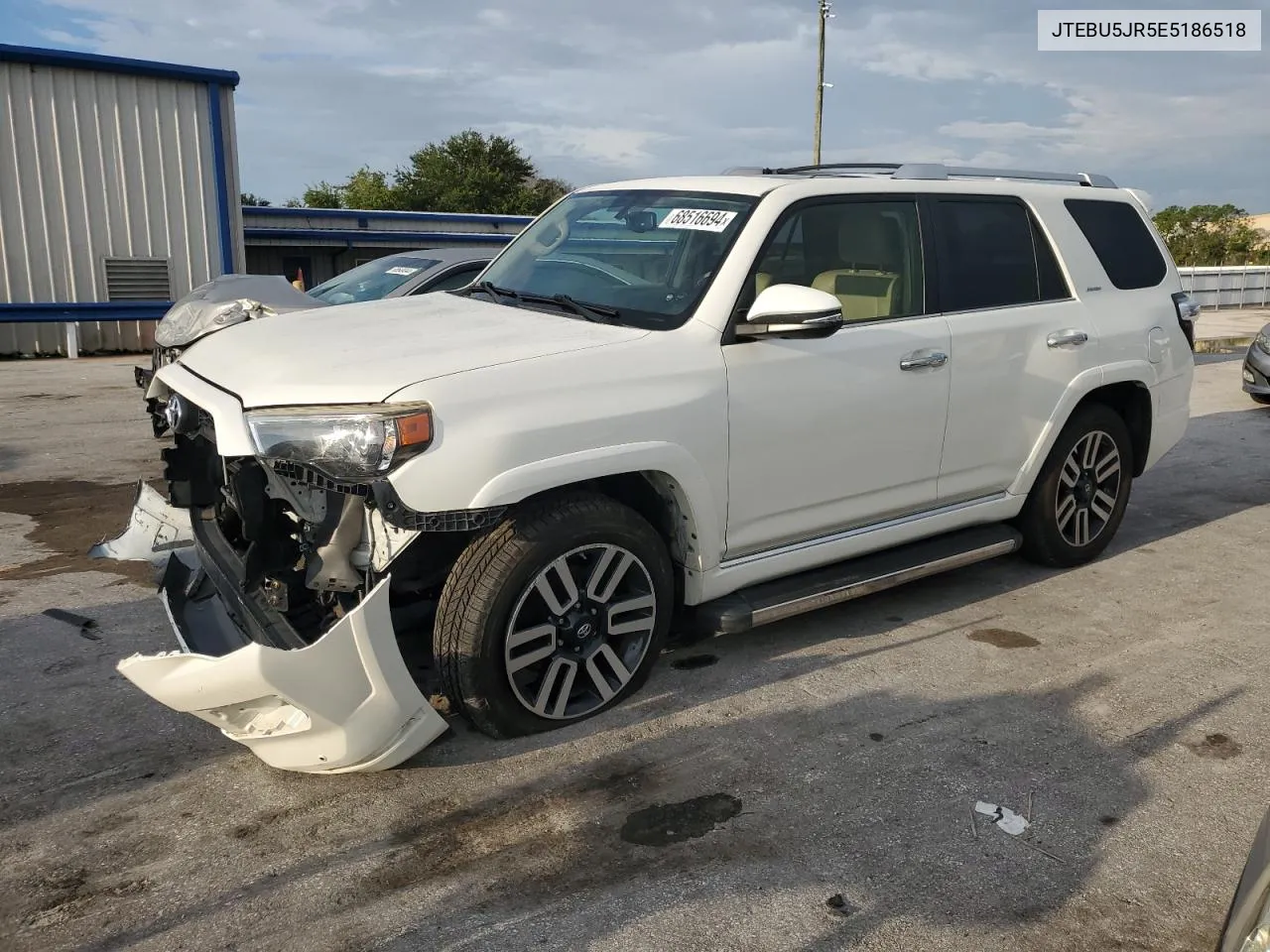 2014 Toyota 4Runner Sr5 VIN: JTEBU5JR5E5186518 Lot: 68516694