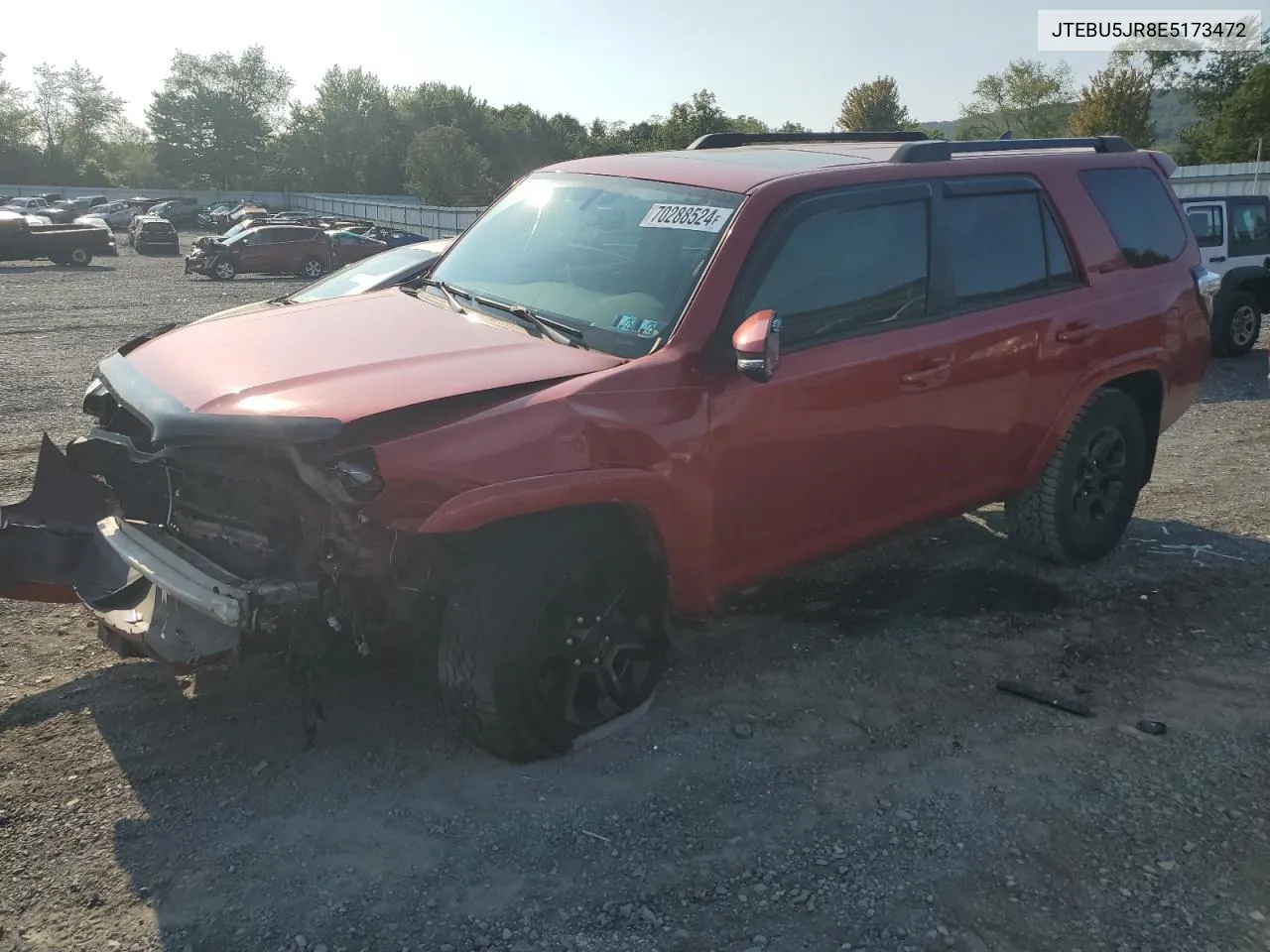 2014 Toyota 4Runner Sr5 VIN: JTEBU5JR8E5173472 Lot: 70288524