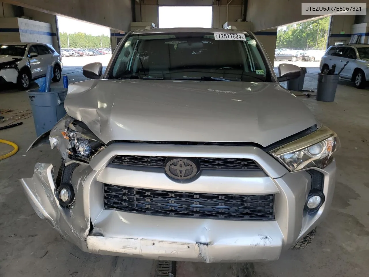 2014 Toyota 4Runner Sr5 VIN: JTEZU5JR7E5067321 Lot: 72511534