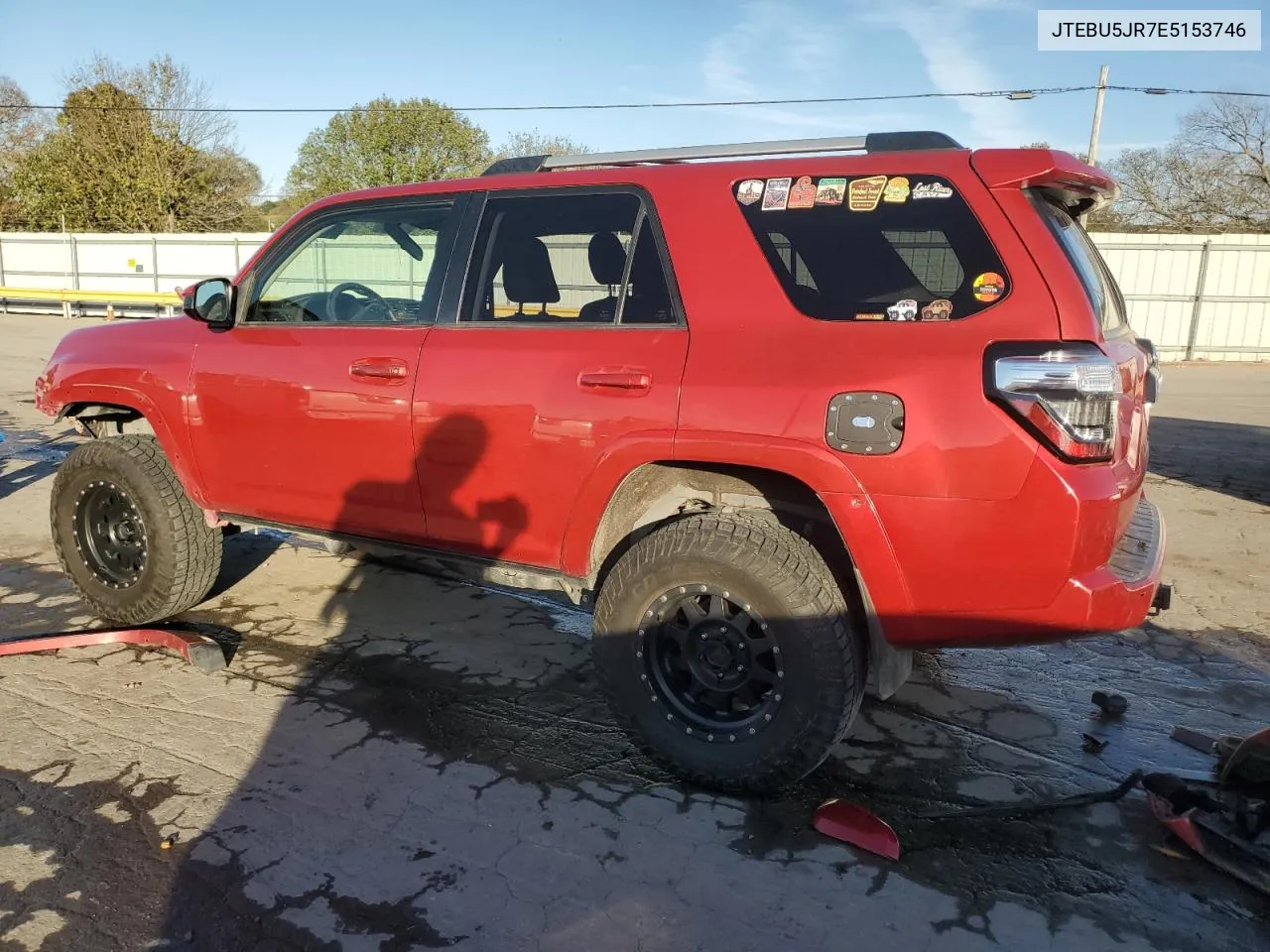 2014 Toyota 4Runner Sr5 VIN: JTEBU5JR7E5153746 Lot: 75361884