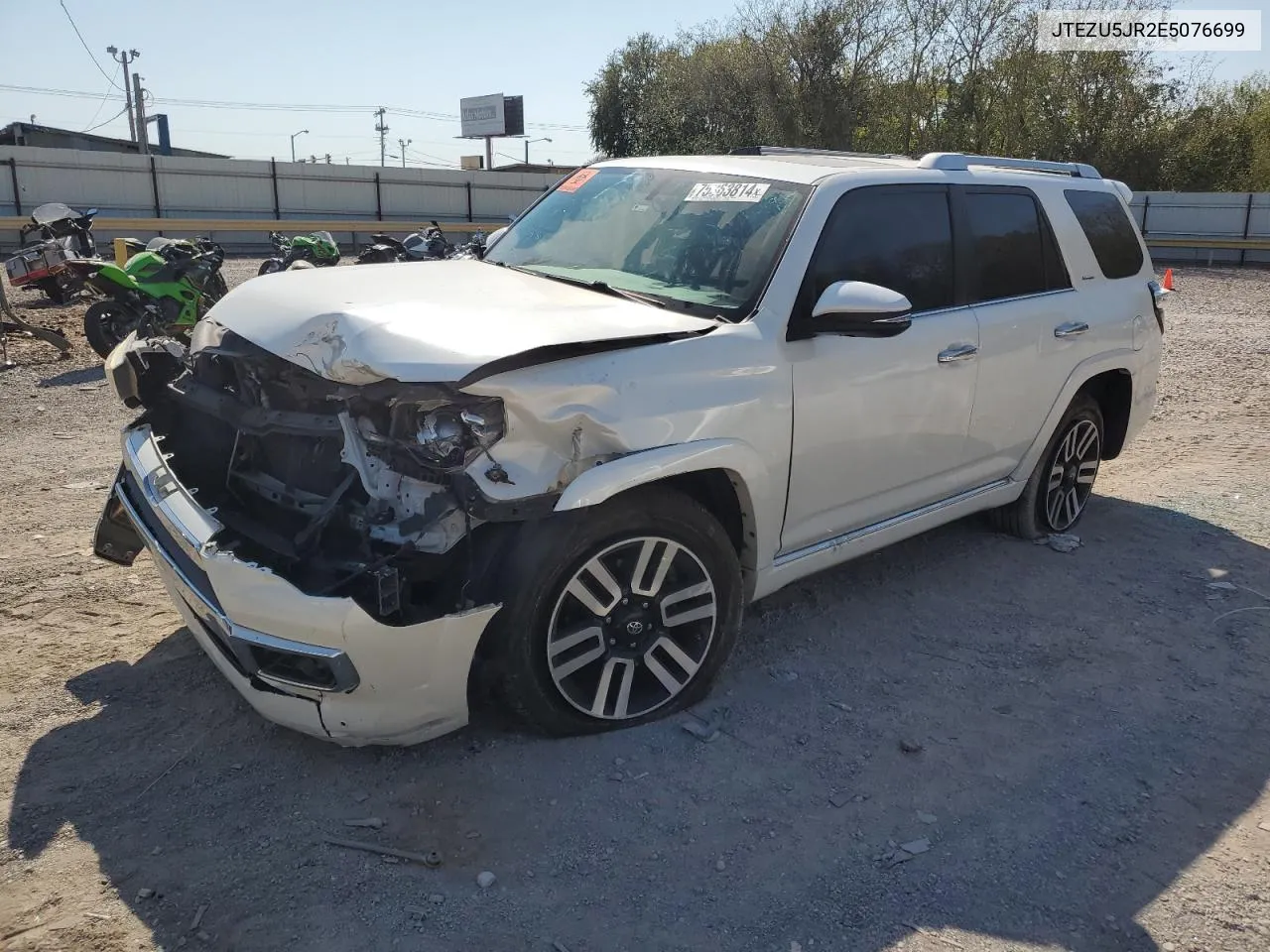 JTEZU5JR2E5076699 2014 Toyota 4Runner Sr5