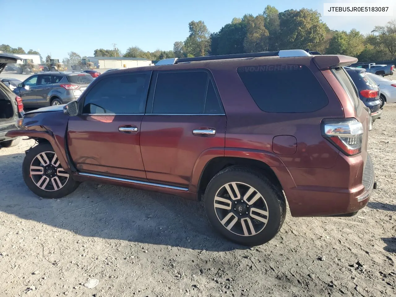 2014 Toyota 4Runner Sr5 VIN: JTEBU5JR0E5183087 Lot: 76551104