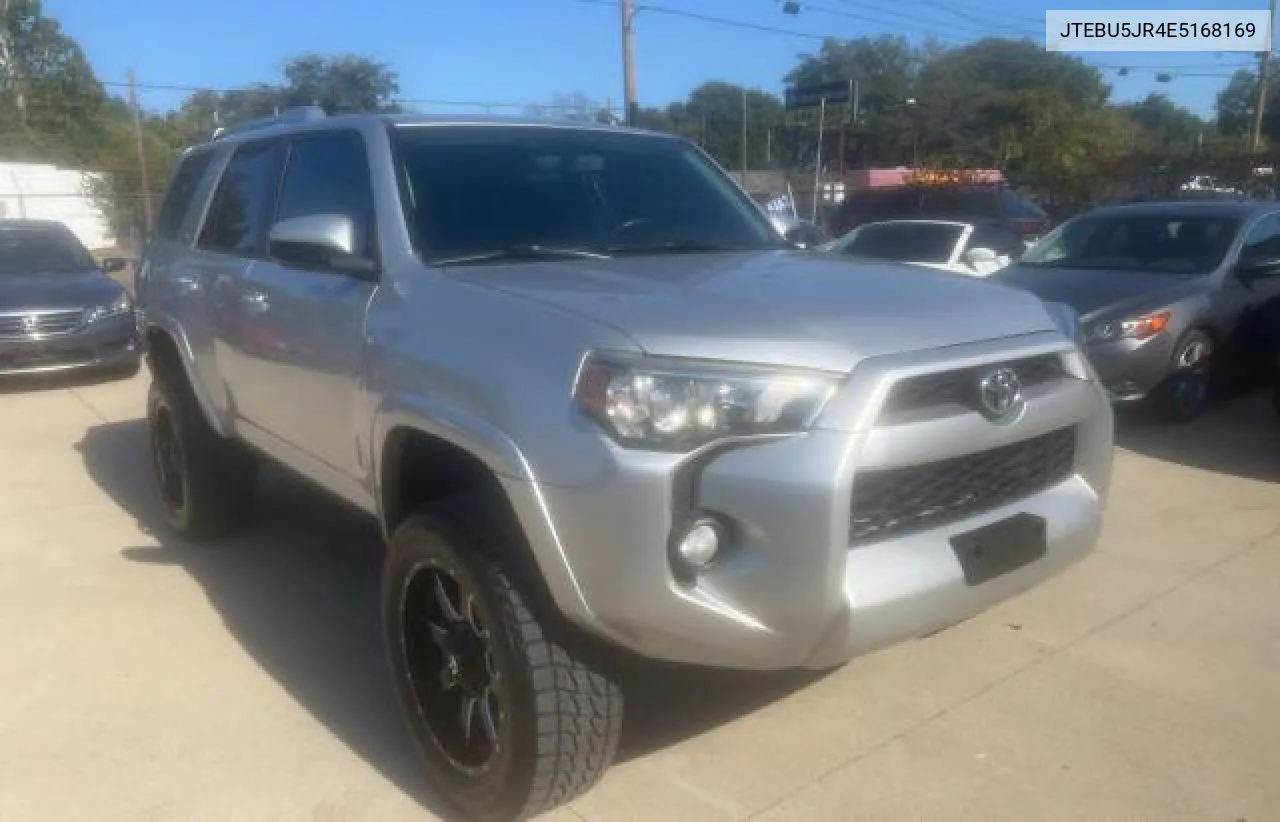 2014 Toyota 4Runner Sr5 VIN: JTEBU5JR4E5168169 Lot: 78905514