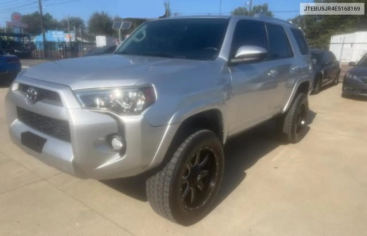 2014 Toyota 4Runner Sr5 VIN: JTEBU5JR4E5168169 Lot: 78905514