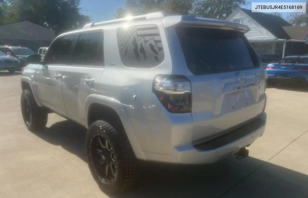 2014 Toyota 4Runner Sr5 VIN: JTEBU5JR4E5168169 Lot: 78905514