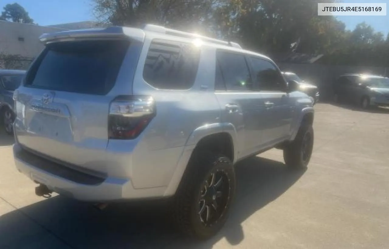 2014 Toyota 4Runner Sr5 VIN: JTEBU5JR4E5168169 Lot: 78905514