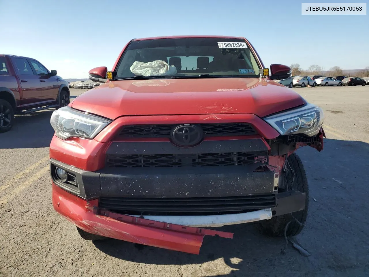 2014 Toyota 4Runner Sr5 VIN: JTEBU5JR6E5170053 Lot: 79862534