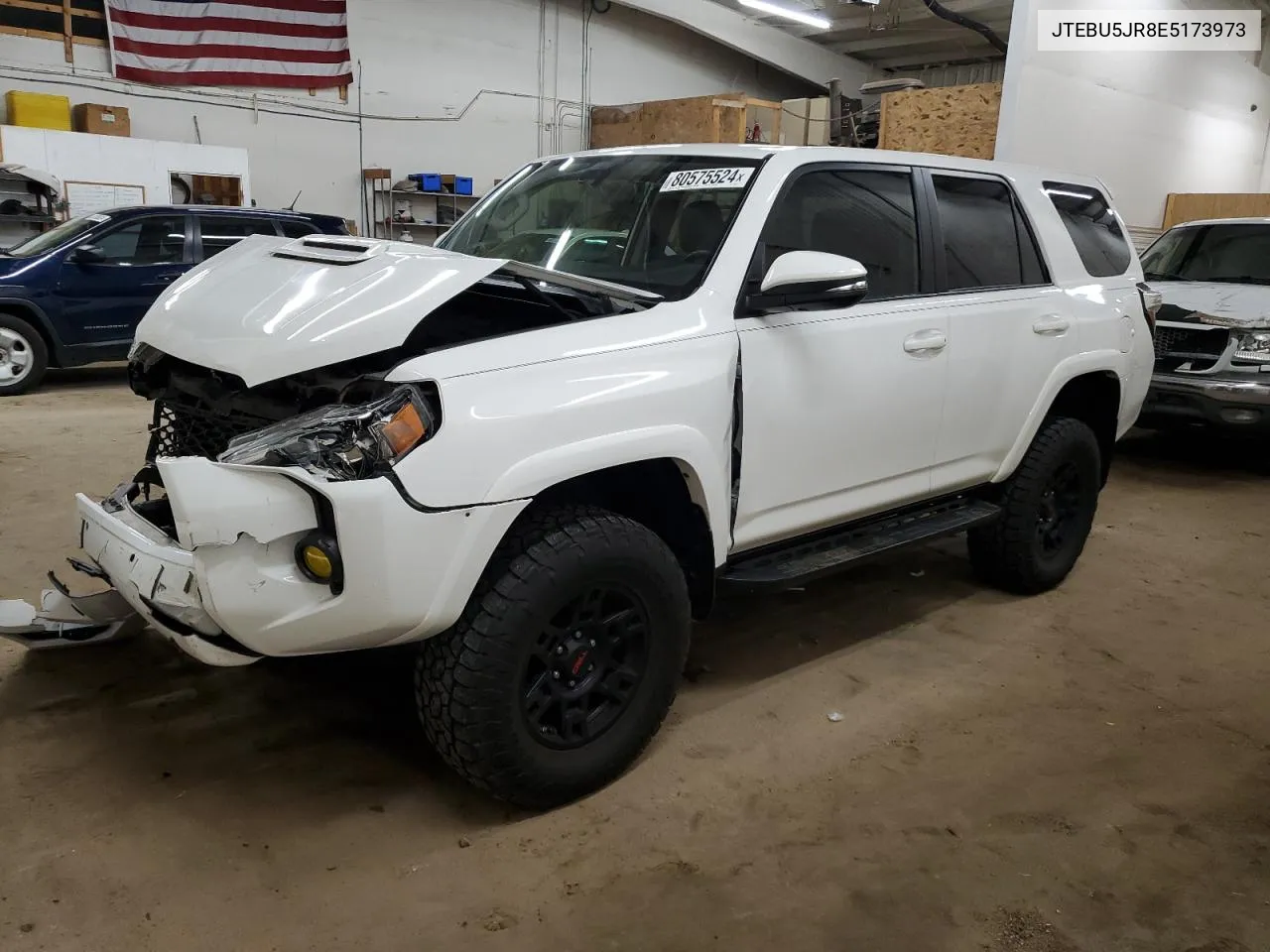 2014 Toyota 4Runner Sr5 VIN: JTEBU5JR8E5173973 Lot: 80575524