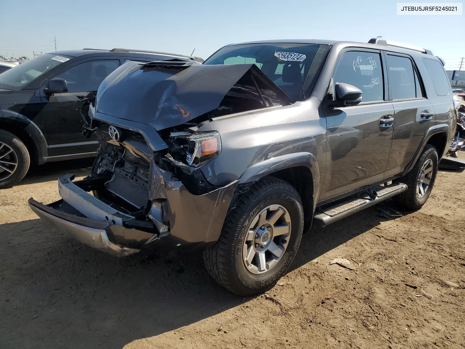 2015 Toyota 4Runner Sr5 VIN: JTEBU5JR5F5245021 Lot: 65935124