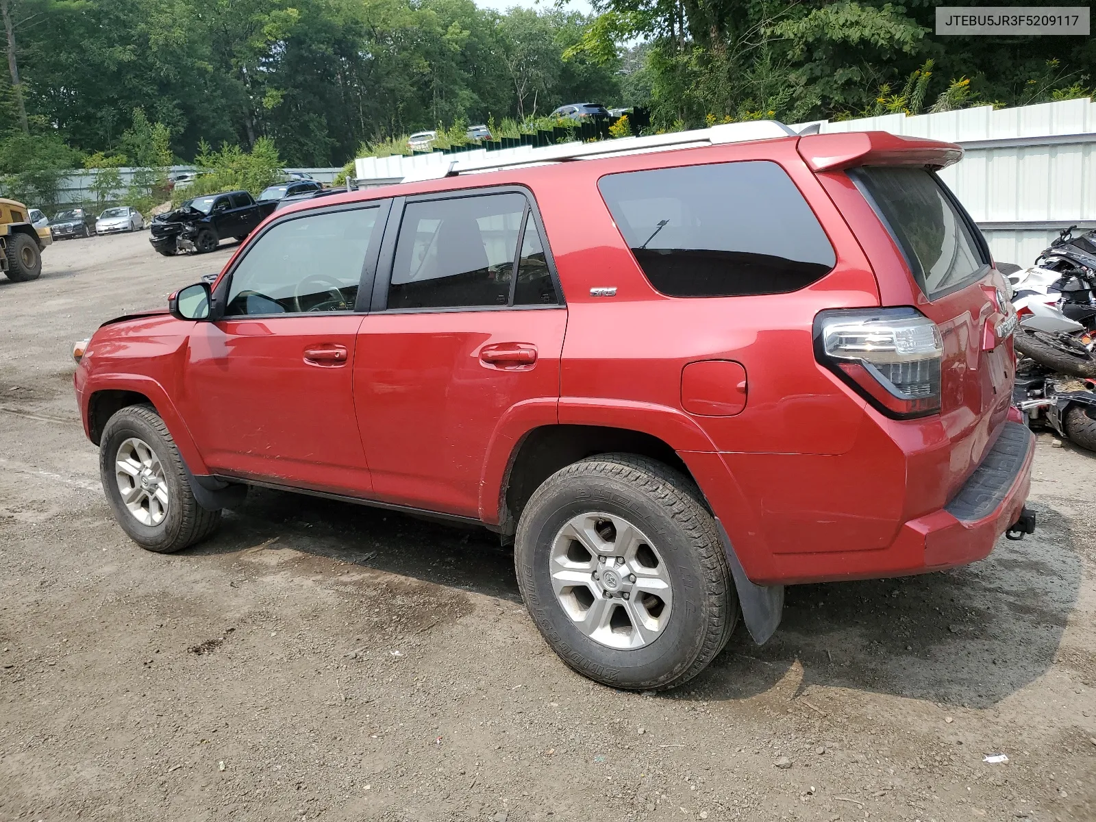 2015 Toyota 4Runner Sr5 VIN: JTEBU5JR3F5209117 Lot: 66883384