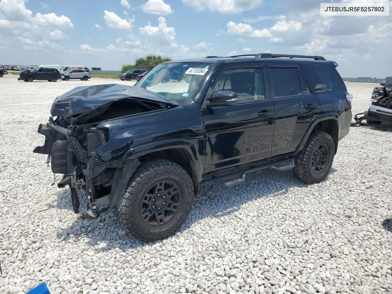 2015 Toyota 4Runner Sr5 VIN: JTEBU5JR5F5257802 Lot: 68693604