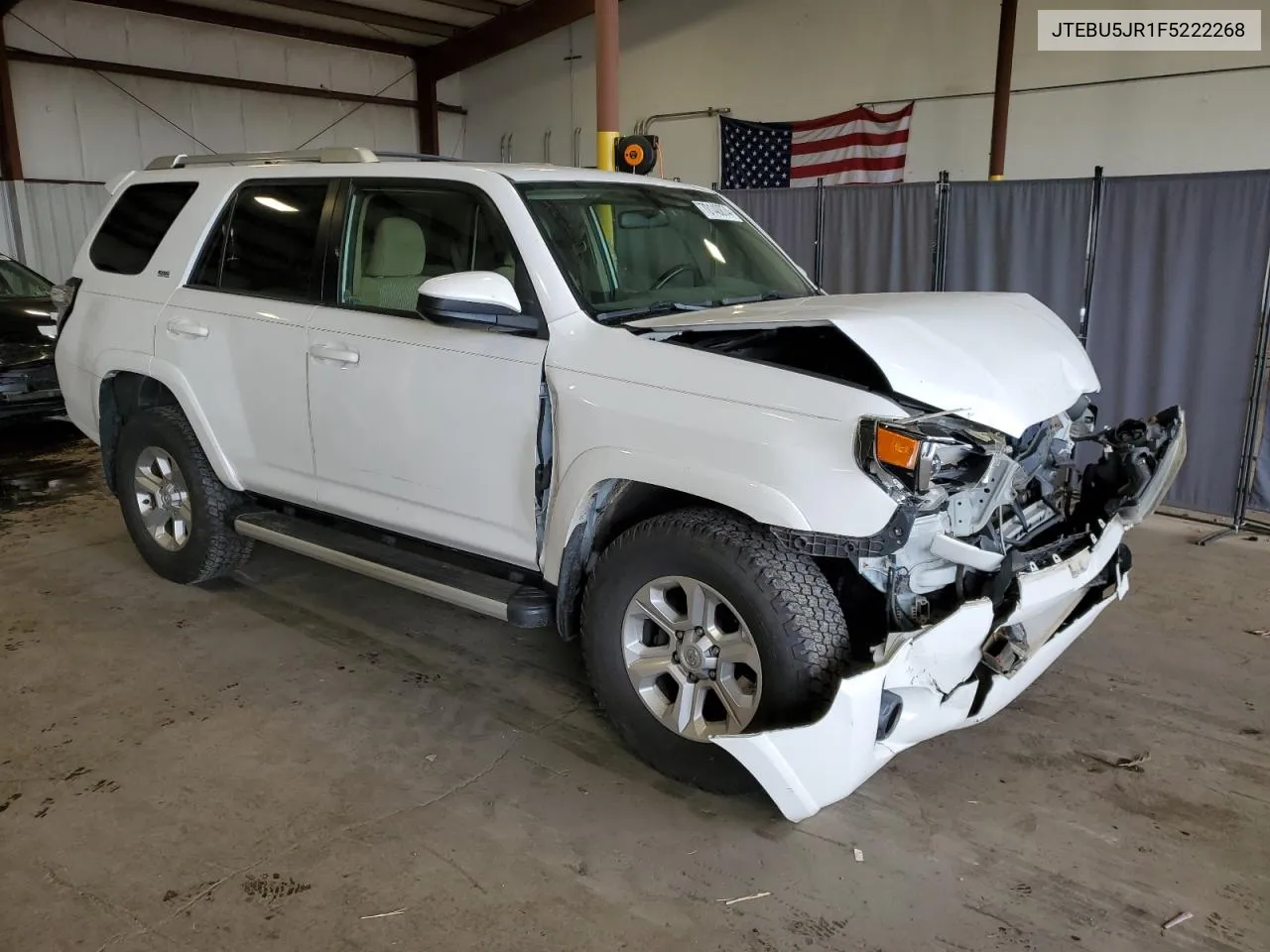 2015 Toyota 4Runner Sr5 VIN: JTEBU5JR1F5222268 Lot: 70140874