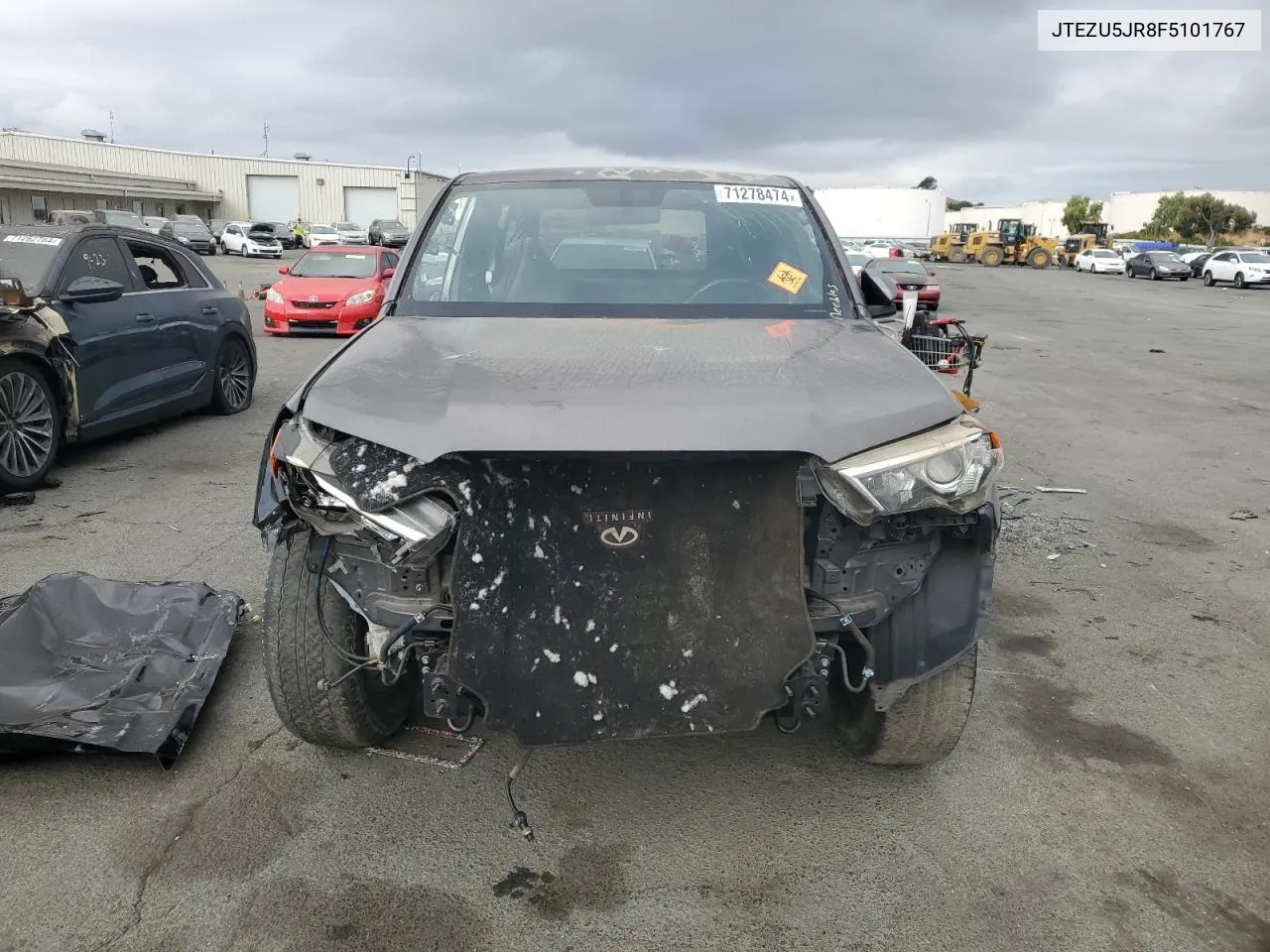 2015 Toyota 4Runner Sr5 VIN: JTEZU5JR8F5101767 Lot: 71278474