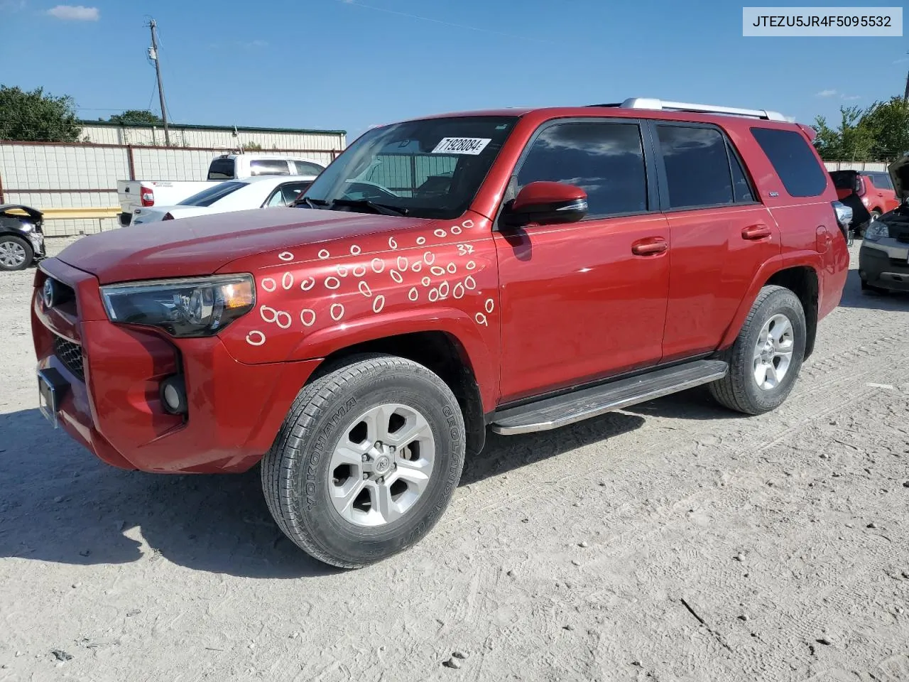 2015 Toyota 4Runner Sr5 VIN: JTEZU5JR4F5095532 Lot: 71928084