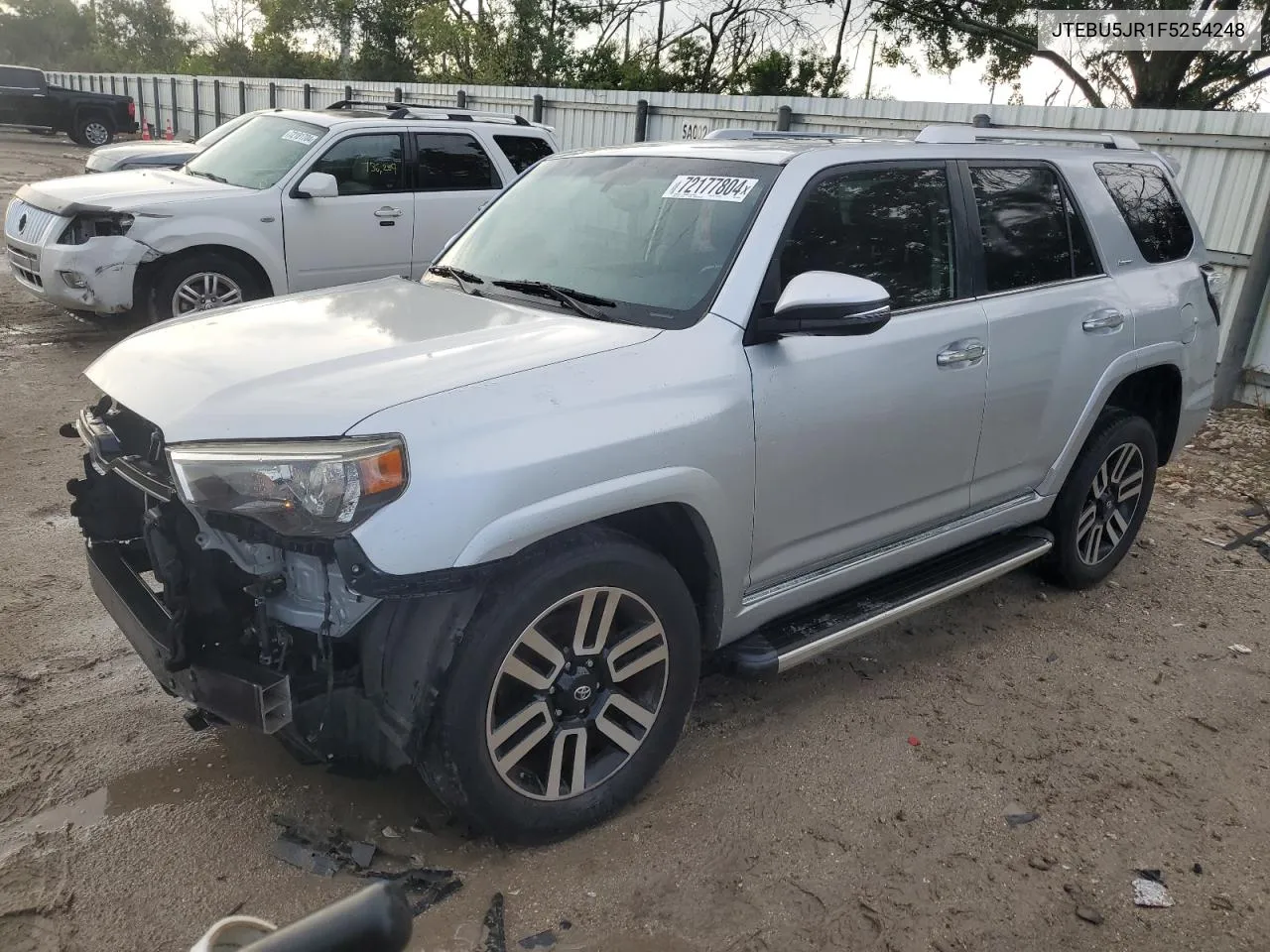 2015 Toyota 4Runner Sr5 VIN: JTEBU5JR1F5254248 Lot: 72177804