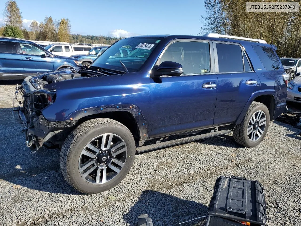 JTEBU5JR2F5237040 2015 Toyota 4Runner Sr5