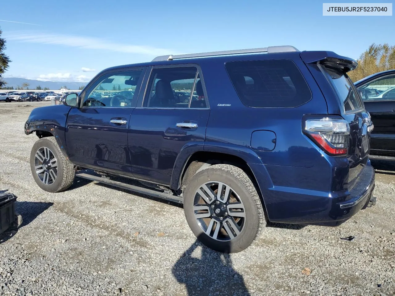 2015 Toyota 4Runner Sr5 VIN: JTEBU5JR2F5237040 Lot: 73028414