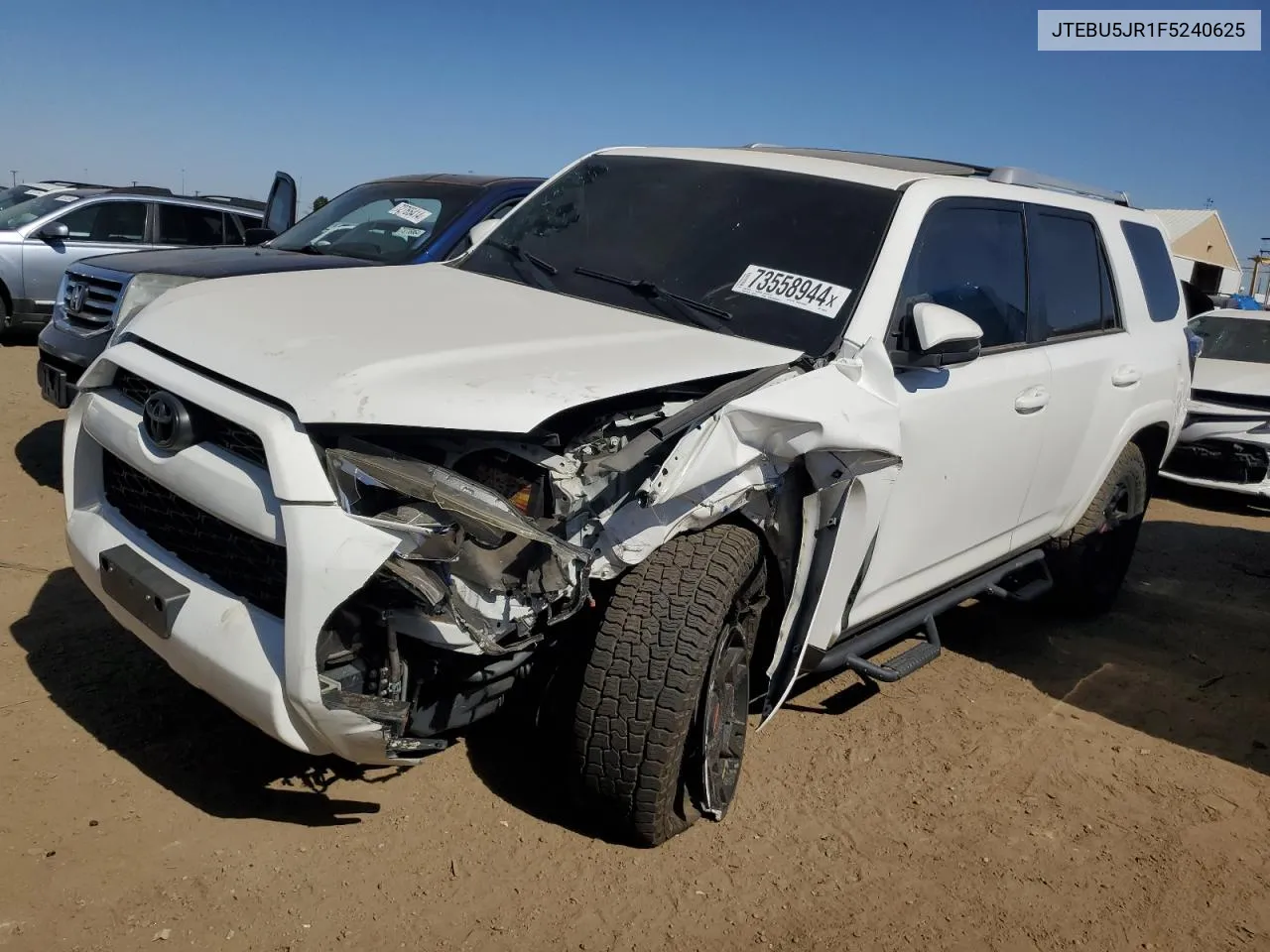 2015 Toyota 4Runner Sr5 VIN: JTEBU5JR1F5240625 Lot: 73558944