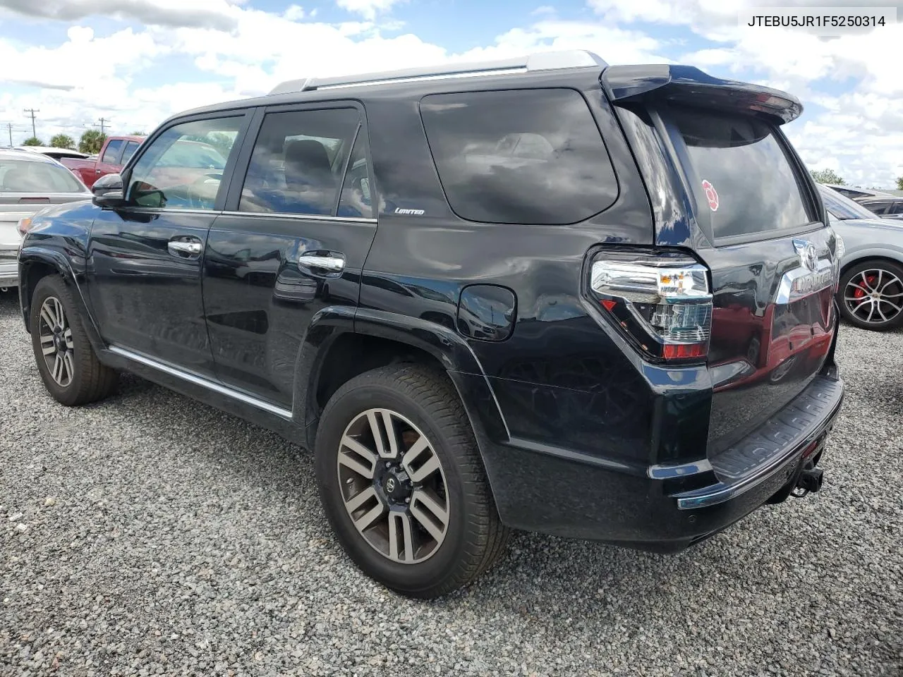 2015 Toyota 4Runner Sr5 VIN: JTEBU5JR1F5250314 Lot: 74052714