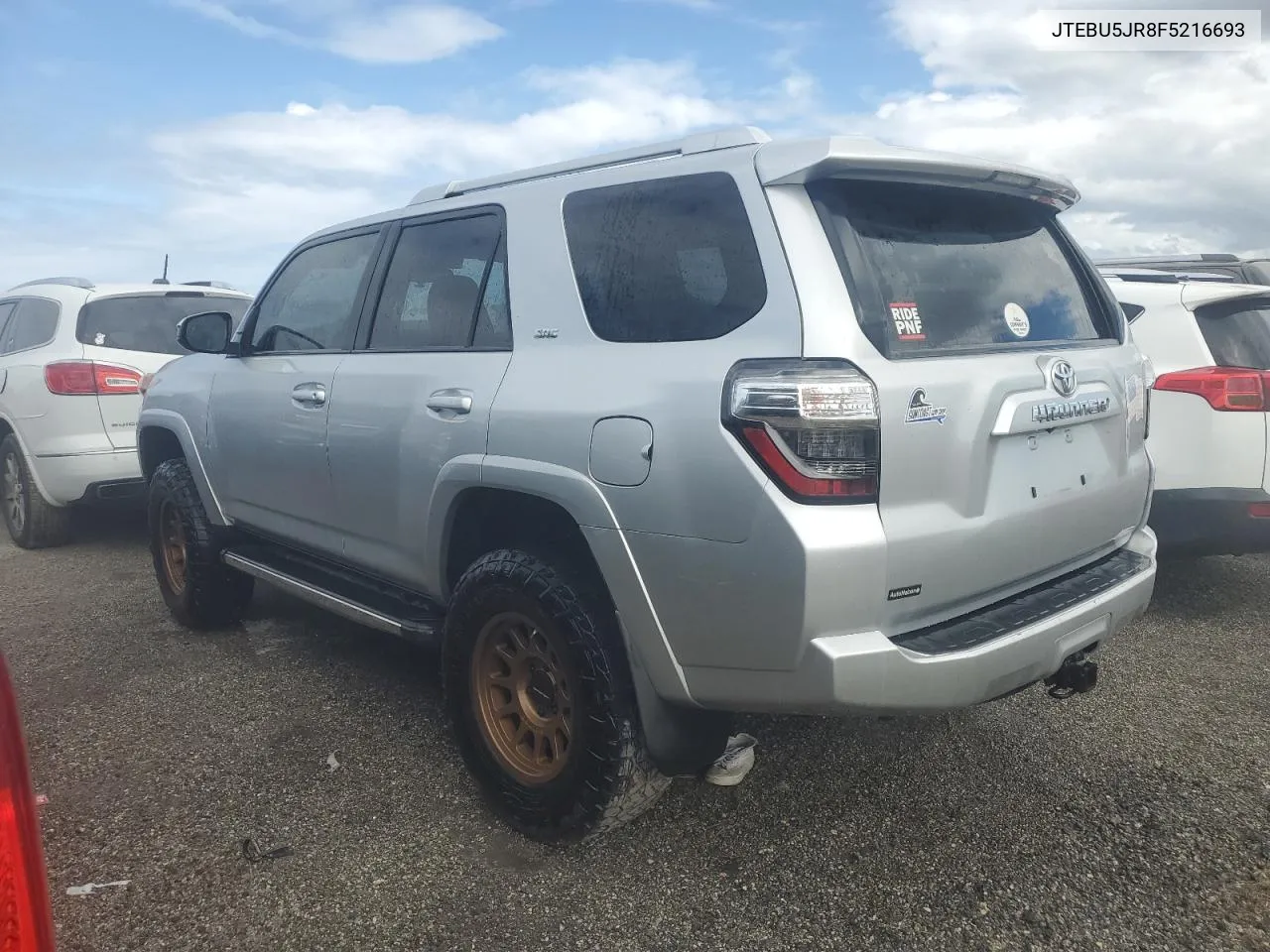 2015 Toyota 4Runner Sr5 VIN: JTEBU5JR8F5216693 Lot: 74192994