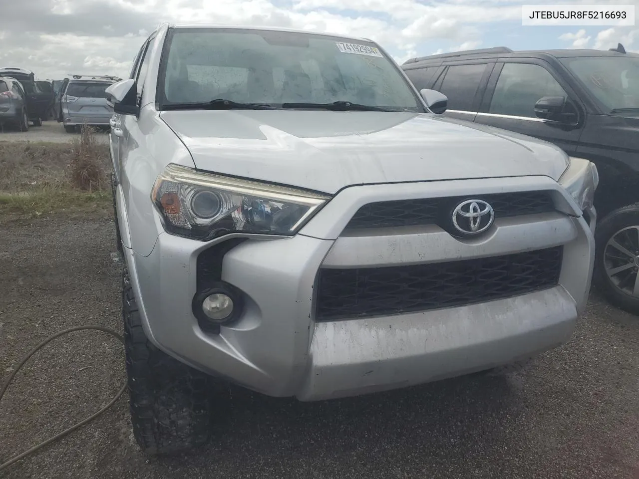 2015 Toyota 4Runner Sr5 VIN: JTEBU5JR8F5216693 Lot: 74192994