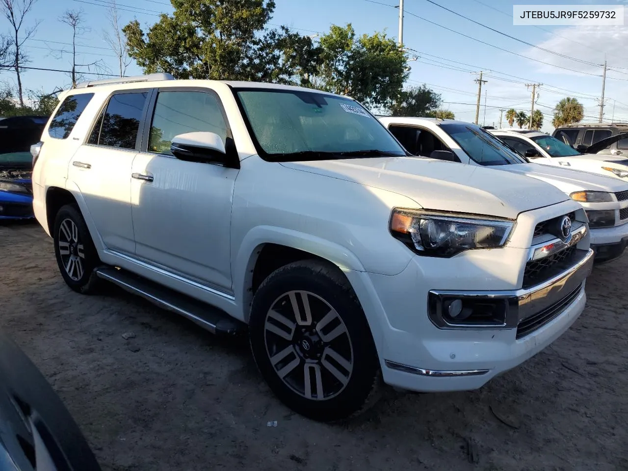 2015 Toyota 4Runner Sr5 VIN: JTEBU5JR9F5259732 Lot: 74423744