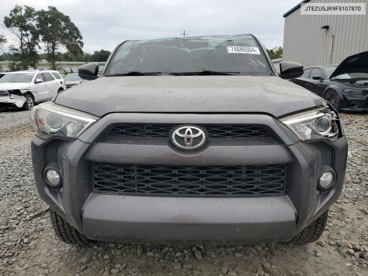 2015 Toyota 4Runner Sr5 VIN: JTEZU5JR9F5107870 Lot: 74686504