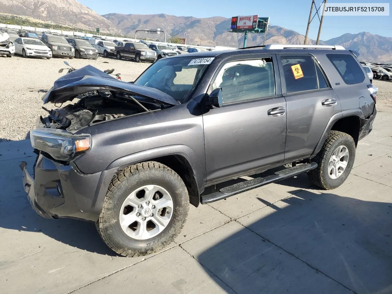 2015 Toyota 4Runner Sr5 VIN: JTEBU5JR1F5215708 Lot: 74730154