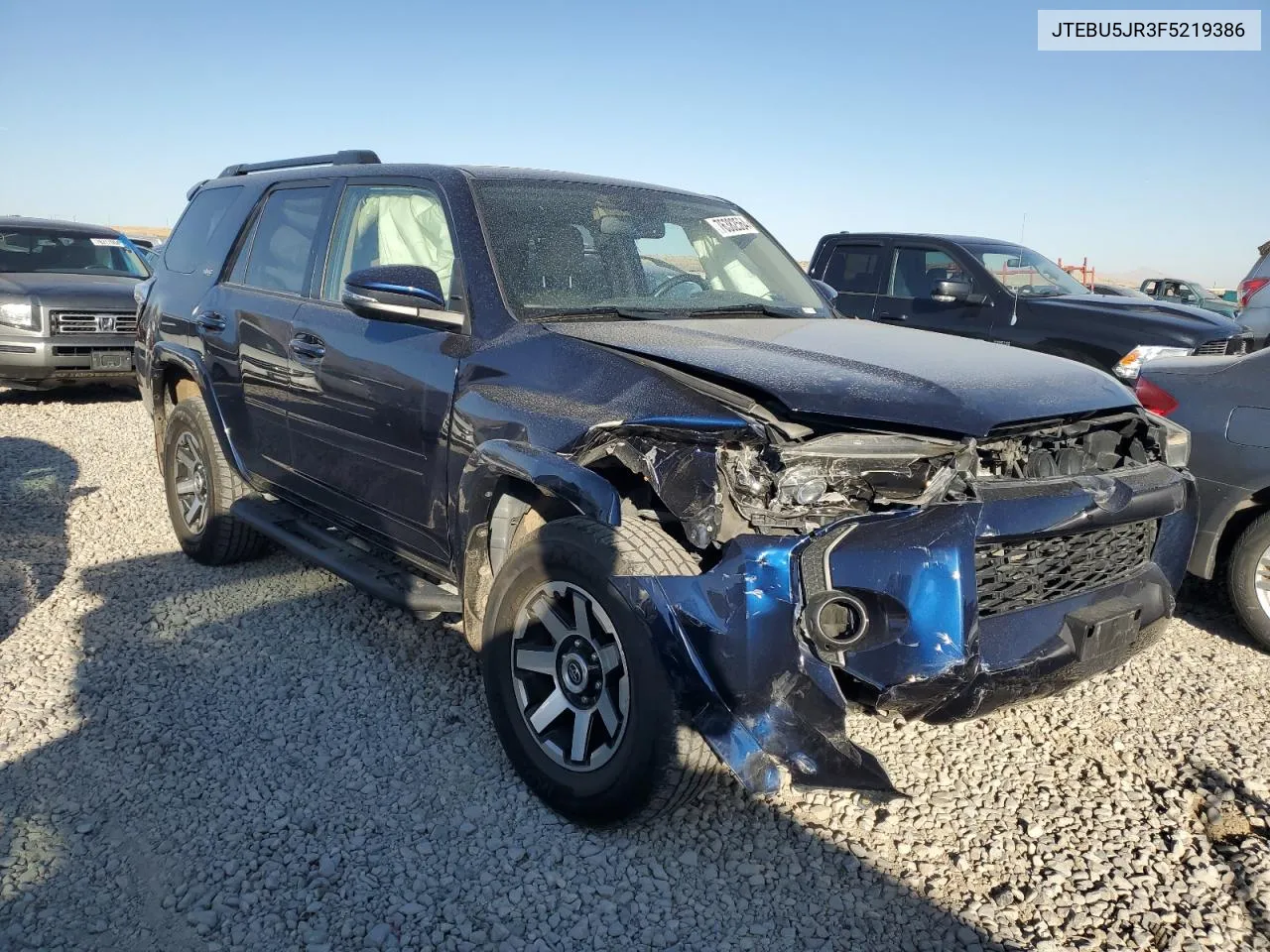 2015 Toyota 4Runner Sr5 VIN: JTEBU5JR3F5219386 Lot: 76382564