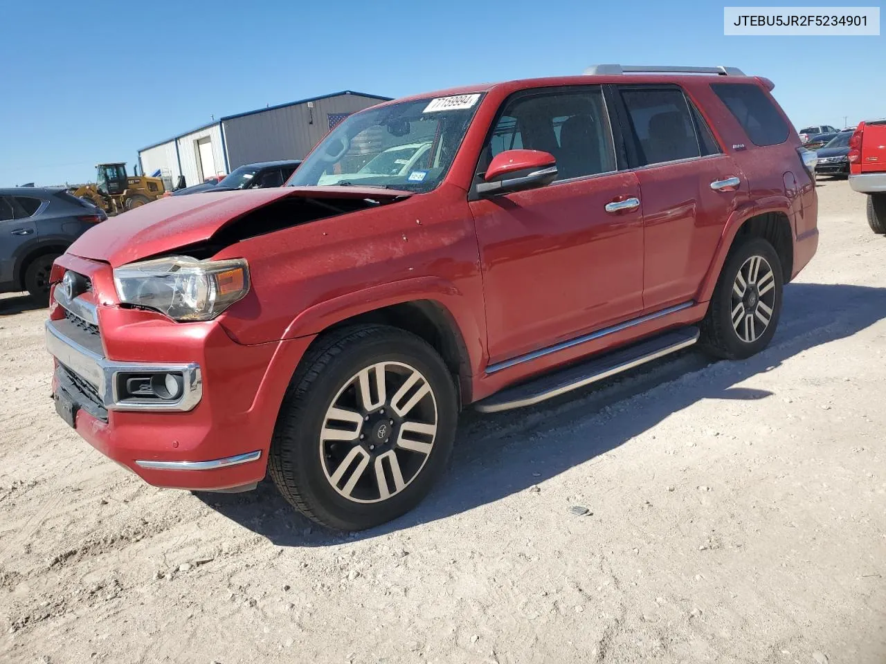 2015 Toyota 4Runner Sr5 VIN: JTEBU5JR2F5234901 Lot: 77159994