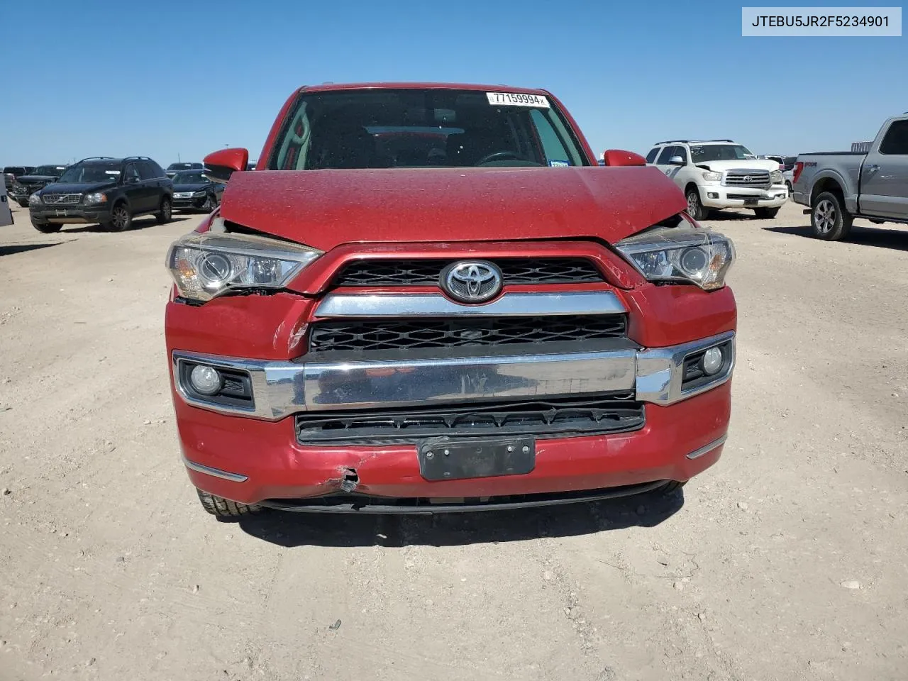 2015 Toyota 4Runner Sr5 VIN: JTEBU5JR2F5234901 Lot: 77159994