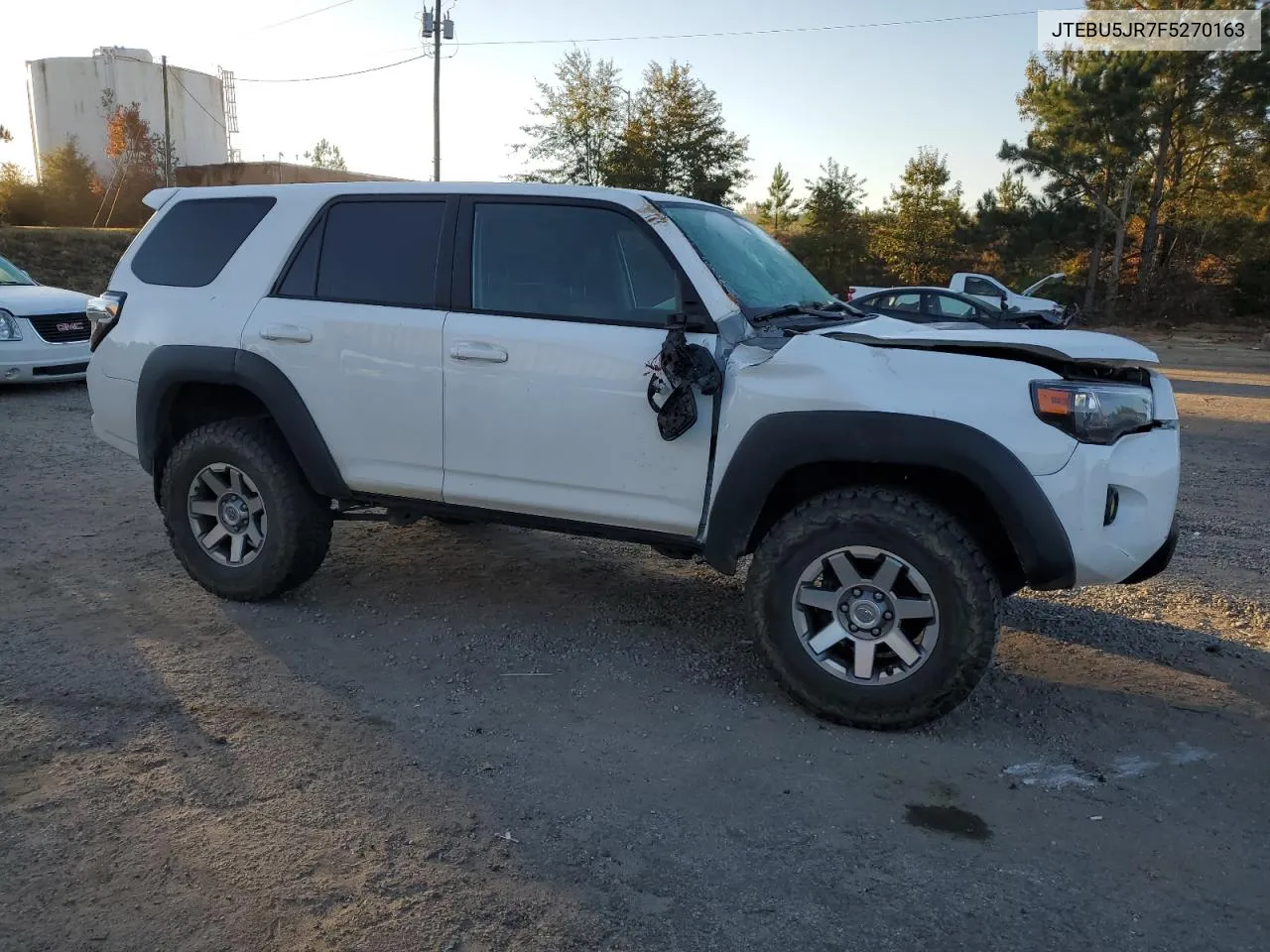 2015 Toyota 4Runner Sr5 VIN: JTEBU5JR7F5270163 Lot: 77480484