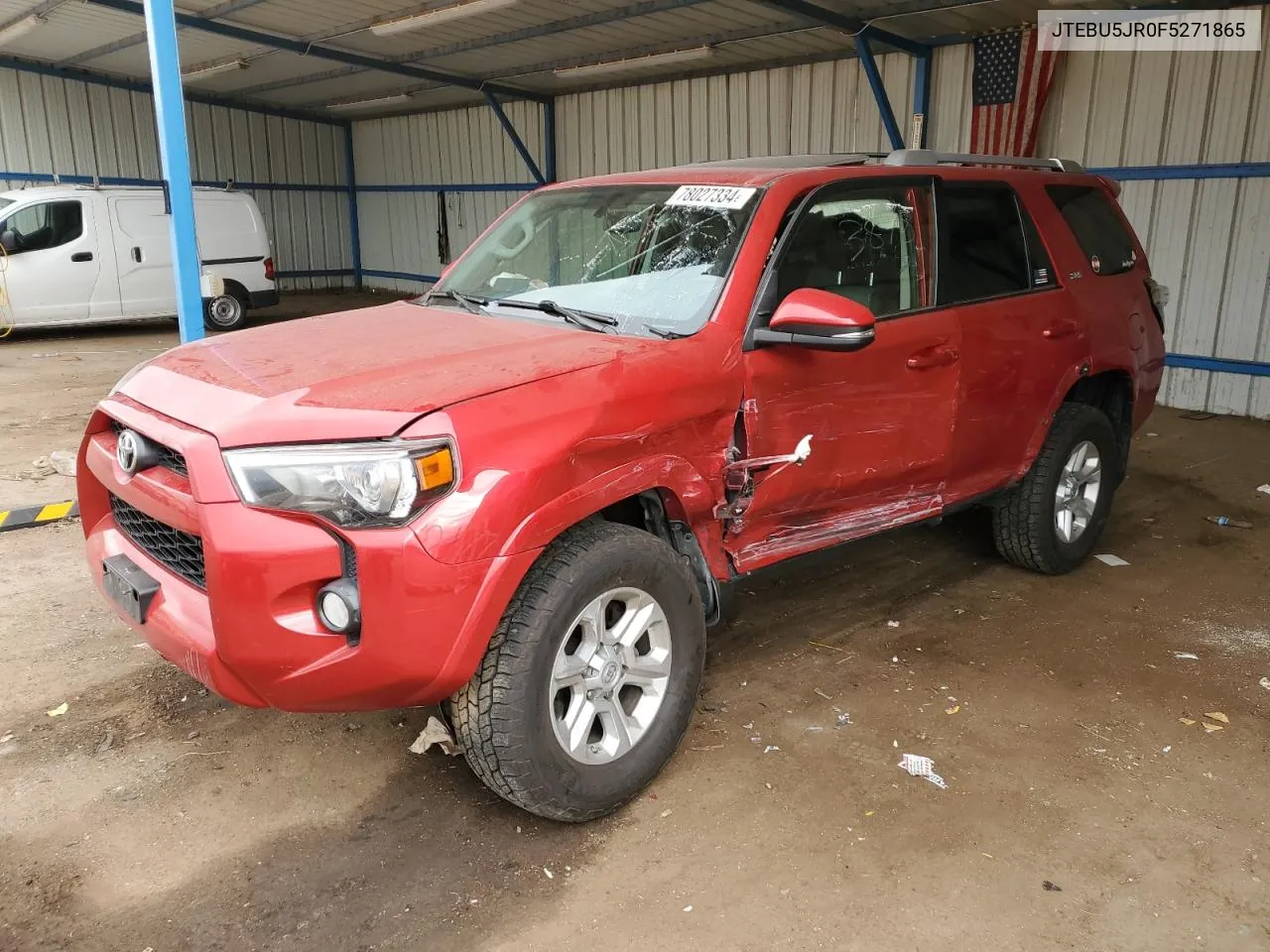 2015 Toyota 4Runner Sr5 VIN: JTEBU5JR0F5271865 Lot: 78027334