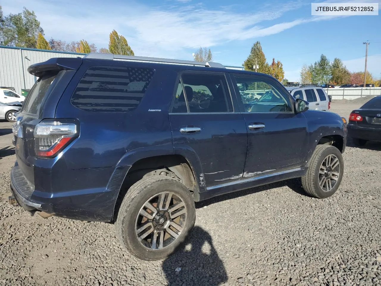 2015 Toyota 4Runner Sr5 VIN: JTEBU5JR4F5212852 Lot: 78192484