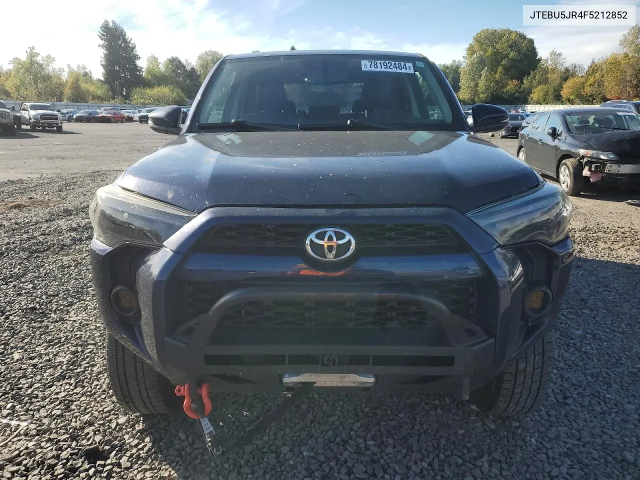 2015 Toyota 4Runner Sr5 VIN: JTEBU5JR4F5212852 Lot: 78192484