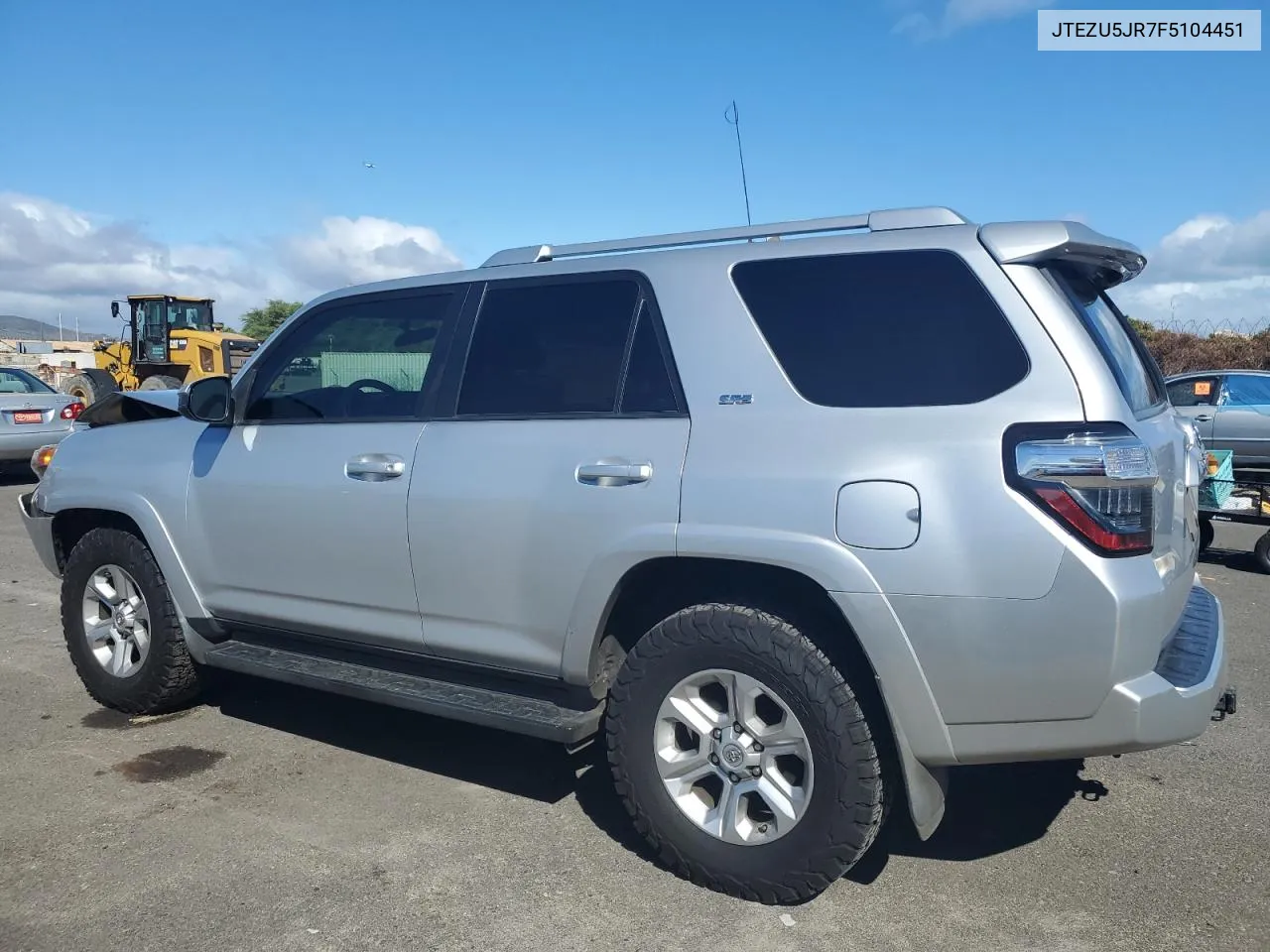 2015 Toyota 4Runner Sr5 VIN: JTEZU5JR7F5104451 Lot: 78279564